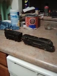 Lionel Gauge 1688 Steam Engine With 1689W Whistling Tender. Fixed Price $55.00.