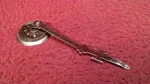 Marx #490 0-4-0 Steam Locomotive Rear Plain Drive Wheel W/ Rod. Fixed Price $5.95.