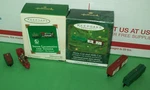 Hallmark Lot Lionel Trains Miniature General Horse Milk Car 2000 2002 Ornaments. Fixed Price $29.99.
