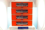 Lionel 39124 Amtrak Superliner Aluminum 4-CAR Passenger Set-tested -exc Cond Ib.. Fixed Price $749.97.