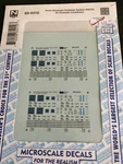 Nacs 53' Domestic Containers Decals Microscale #60-4410 B VMF121. Fixed Price $9.25.