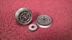 Lionel Post War 5511 Tie-jector Car Gear & Plain Wheel W/ Axle. Fixed Price $8.95.