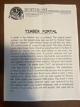 Hunterline S/SN3 Timber Portal Kit. Fixed Price $40.00.