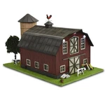 Menards O Gauge Red Barn. Fixed Price $239.00.