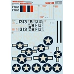 Print Scale 48-055 Waterslide Decal For Airplane 1:48 Wildcat And Martlet Aces. Fixed Price $22.63.