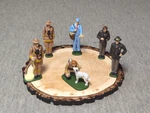 Lionel Civil Servant People Pack 6-24194 Hand Painted Pewter Figures Ts. Fixed Price $27.99.