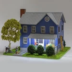 Menards Grandma House! Gauge Scale Lighted Train Building W/ Details. Fixed Price $124.99.