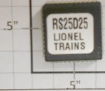 Lionel RS25D25 Sound Chip (10). Fixed Price $50.00.