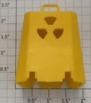 Lionel 6211-55 Yellow Radioactive Waste Canister Blank Shell. Fixed Price $5.00.