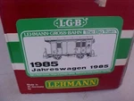 Lgb 1985 Jahreswagen Anniversary Blue Postal Car Light. Fixed Price $40.00.