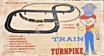 Vtg Marx Train N' Turnpike Set #71440-UNION Pac, W/slot Cars (ho Scale) Untested. Fixed Price $240.00.