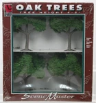 New Life-like Scenemaster Oak Trees 4"-5" # 1933 Sealed In Box Or Ho Gauge. Fixed Price $25.99.
