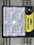 O/O-27 K-line 21611 Undecorated Horse Animal Figures Package. Fixed Price $17.99.