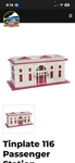 Mth New And Sealed In Box No 116 Passenger Station Item 10-1070 White Red. Fixed Price $399.00.