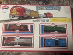 Model Power Pride Of The Line Electric Train Set 1035 Santa Fe W/box As Shown. Fixed Price $59.95.