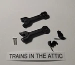 Lionel 2321-86 Coupler Head With Plastic Knuckle And Rivet.pack Of (2). Cast New. Fixed Price $9.95.