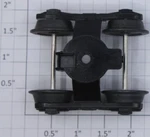 Lionel 9150-85 Plain Plastic Roller Bearing Truck. Fixed Price $5.00.