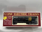 Line Santa Fe Single Dome Tank Car K-634502 O/27 Scale Boxed. Fixed Price $24.00.