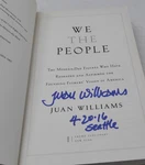 *signed* We The People: Modern-day Figures...by Juan Williams (hc, 2016). Fixed Price $9.74.
