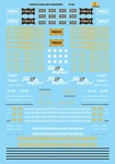 Microscale 60-85 N Slsf Frisco Diesel Cabs & Cabooses Waterslide Decal Sheet. Fixed Price $6.59.