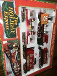 New Bright 1996 Holiday Express Musical Train 22 Piece Set No 0181 Vintage. Fixed Price $90.00.