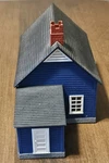 Rail King By Mth Work House Building Blue 30-90009 Our Item XS235. Fixed Price $20.00.