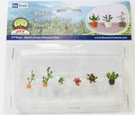 Ho Scale Jtt Miniature Tree 95565 Assorted Potted Flower Plants Set #1 Pkg (6). Fixed Price $11.82.
