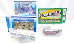 3 Bachmann Plasticville Kits O Scale Dairy Barn, Street Lights, Signal Bridge. Fixed Price $34.99.