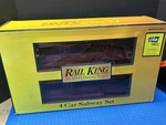 Mth Railking 30-2175-1 Cta Chicago L-train 4-CAR Subway Set W/PS1 O-gauge Lnib. Fixed Price $695.00.
