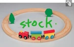 Nuchi 15 Piece Circle Wooden Railway Set 2+ Small Train With Box Complete. Fixed Price $60.00.