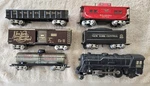 Marx 2500 /12 Nyc Steam Locomotive Freight Set W/ob + Track Transformer. Fixed Price $95.00.