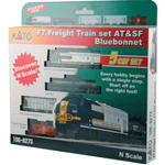 Kato 106-6273 Diesel F7 Freight Train (5) Car Set Standard Dc Santa Fe Scale. Fixed Price $159.99.