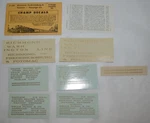 Scale Champ Decals P-103 Richmond Fredericksburg & Potomac Passenger Car. Fixed Price $12.00.