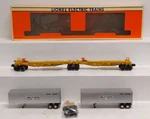 Lionel 6-16363 Gauge Southern Ttux Flatcar W/ Trailers Ex/box. Fixed Price $45.75.