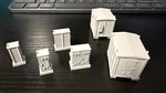 Ho Scale Train Signal And Battery Boxes Relay 3D Printed - Piece Set Grey. Fixed Price $8.99.
