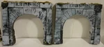 Lionel #6-12896 Gauge Tunnel Portals (pack Of 2), Used Cutom Painted. Fixed Price $14.99.
