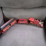 Hawthorne Village Budweiser Christmas Train Starter Set Locomotive Tender Box. Fixed Price $89.99.