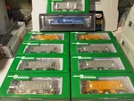 Conrail Work Train Lot Of: 1-ATLAS GP40-2 Dcc/sound With 9 Cars & Caboose. Fixed Price $550.00.