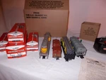 American Flyer 5520T Train Set 372 U.p. Diesel Engine And Freight Lot #M-139. Fixed Price $405.71.