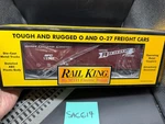 Mth Rail King Arrow Stapler Car 30-7422 O-scale W/box. Fixed Price $15.99.