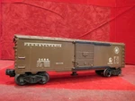 C7 Lionel 3484 Gauge Pennsylvania Operating Box Car Brown Black. Fixed Price $26.50.