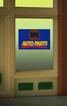 Miller Engineering 8895 Ho/o Scale Napa Auto Parts Window Sign. Fixed Price $21.69.