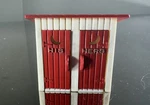 Lionel Plasticville Scale - Outhouse Bathroom Building W/swinging Doors. Fixed Price $18.95.