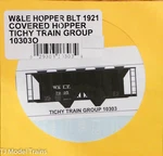 Tichy Train Group #10303O W&le Covered Hopper (built 1921) (decal). Fixed Price $5.40.