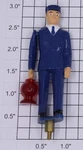 Lionel 2713-27 Figure With Red Lantern-has Mounting Screw. Fixed Price $12.00.
