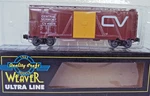 Weaver Scale Ultra Line Cv Central Vermont 40' Ps 1 Boxcar 3 Rail Nos. Fixed Price $55.00.
