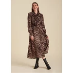 Lily And Lionel A-line Midi Dress UK12 Brown Rrp 160. Fixed Price $59.20.