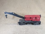 Lionel Lines Postwar 6460 Red Bucyrus Erie Crane Car. Fixed Price $99.00.