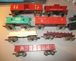 Marx Cars # 339234,X-246,18326,467110,147815,,CABOOSE,1 Erie.. Fixed Price $35.00.