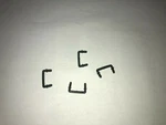 Lionel Parts, 2333-16 F-3 Front Grab Rail 2343 2344 Etc ,set Of. Fixed Price $5.95.